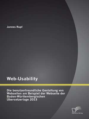 cover image of Web-Usability